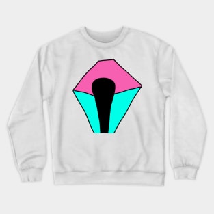 blue pink texture art Crewneck Sweatshirt